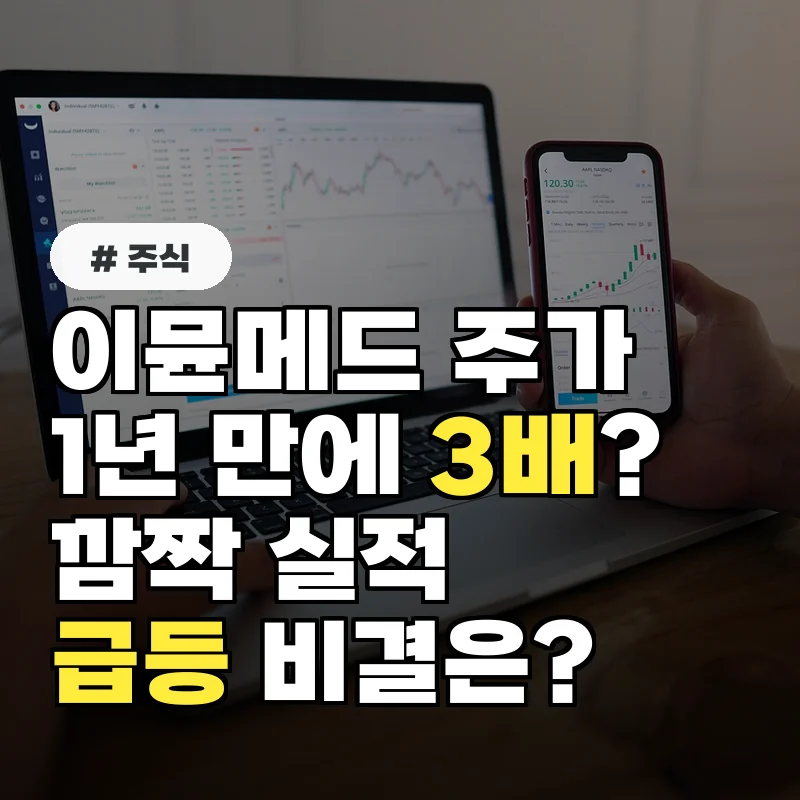 이뮨메드 주가, 1년 만에 3배 오른 비결은? 깜짝 실적 발표