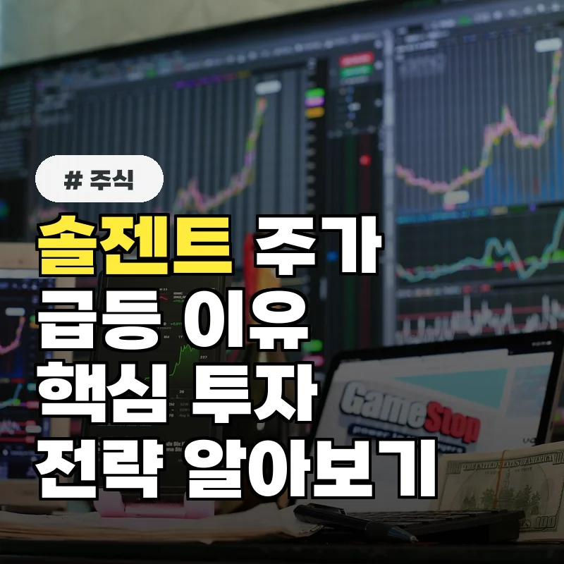 솔젠트, 주가 급등 후 꼭 알아야 할 투자 핵심 전략