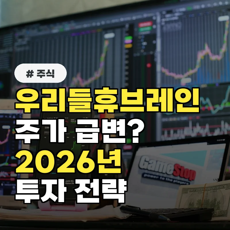 급등 후 하락? 우리들휴브레인 주가, 급변하는 시장 속 투자 전략